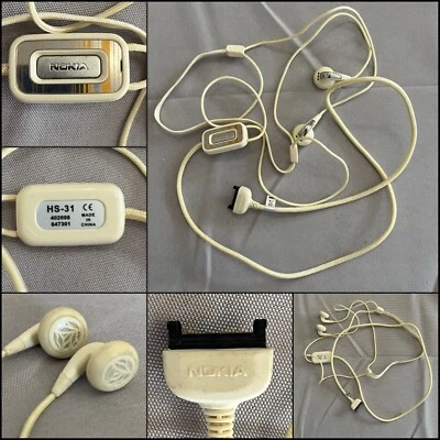 CUFFIE AURICOLARI HAEDSET ORIGINALI NOKIA MODELLO HS-31 STEREO - Imagen 1 de 4