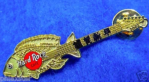UNIVERSAL CITYWALK OSAKA GOLD FISH NEW YEAR'S DAY GUITAR 2003 Hard Rock Cafe PIN - Picture 1 of 1