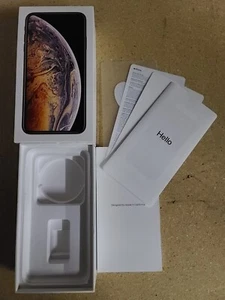 Apple iPhone XS Max 256GB Gold - Empty Box ONLY - NO ACCESSORIES - Picture 1 of 2