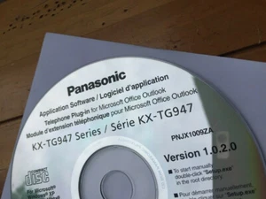 Panasonic Kx – Tg 947 Series Application Software on compact disc  KXTG947 - Picture 1 of 12