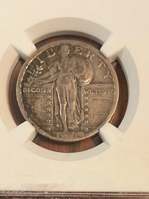 NGC VF20  1921 STANDING LIBERTY QUARTER POPULAR SCARCE DATE - Image 1 of 4