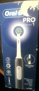 Braun: Oral-B Pro Series 1 Rechargeable Electric Toothbrush. Black. New.Box wear - Picture 1 of 9