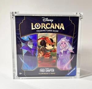 Disney Lorcana Trove Box  Premium 8mm Acrylic N52 Magnetic Top Display Case - Picture 1 of 5