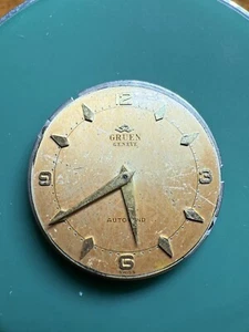 Vento automatico Gruen Geneve anni '50 (462?) Movimento Orologio Bumper - BUON EQUILIBRIO - Foto 1 di 2