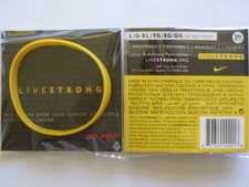 Genuine LIVESTRONG Wristband - Lance Armstrong - Yellow - ADULT SIZED (L-XL)