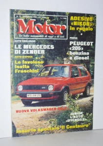 MOTOR - N. 11 - NOVEMBRE 1983 - VOLKSWAGEN GOLF GTI - PEUGEOT 205 - RIVISTA - Imagen 1 de 2