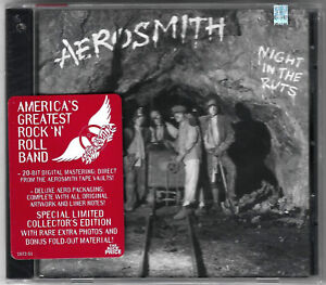 Aerosmith ~ Night In The Ruts SEALED Remastered Collectors CD Reefer Head Woman