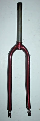 Vintage Fuji Touring Road Bike Fork 11/8" Threaded 225mm 1050g Steel USA Ship - Image 1 of 4