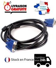 CÂBLE VIDEO VGA MALE / VGA MALE ECRAN PC ORDINATEUR MONITEUR 1M50 