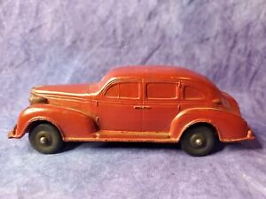 Auburn Rubber 1937 OLDSMOBILE 4 Door car DARK RED Great condition! FREE SHIPPING