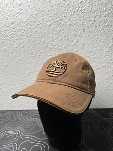 Timberland Hat Cap Brown One Size Strapback Boots Workwear Outdoors Cotton Mens - Picture 1 of 6