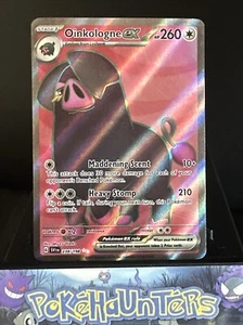 Pokemon Card Oinkologne EX 234/198 Scarlet & Violet Base Full Art Ultra Rare NM - Imagen 1 de 2