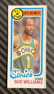 1980-81 Topps Single Separated Panel #12 GUS WILLIAMS All-Star Sonics - Picture 1 of 2