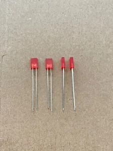 50 Pack LED - HLMP-S201 - Avago - Red - Picture 1 of 2