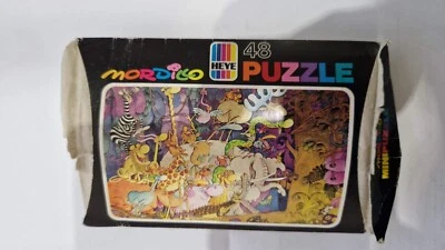MORDILLO HEYE MINI PUZZLE JUNGLA DA 48 PEZZI - mancano 3 pezzi - Immagine 1 di 3