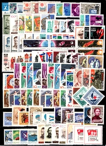RUSSIA, USSR Sc#2695/C103, 1963 Collection of 150 + Stamps Mint NH OG - Picture 1 of 4