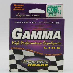 Gamma Competition Grade Copolymer Fishing Line NOS Moss Green Pick Your Weight