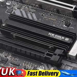 M.2 NGFF NVME 2280 SSD Heatsink Cooling Cooler Radiator for PS5 Desktop PC UK - Bild 1 von 11