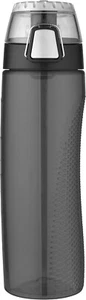 Thermos Intak 24 Oz Blue Hydration Bottle, Rotating Intake Meter, SMOKE, NEW - Picture 1 of 7