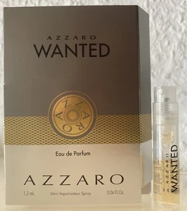 AZZARO - WANTED - Eau de Parfum Probe 1,2 ml - Bild 1 von 2
