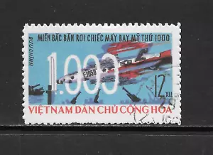 D.R. VIETNAM SCOTT 423 USADO F/VF - 1966 12xu emisión multicolor - Imagen 1 de 2