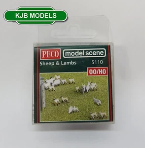 Brandneu in Originalverpackung OO Stärke Peco Modellszene 5110 Schafe und Lämmer - Bild 1 von 2