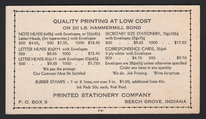 SECADOR DE TINTA - EMPRESA DE PAPELERÍA IMPRESA, BEECH GROVE, INDIANA - Imagen 1 de 1