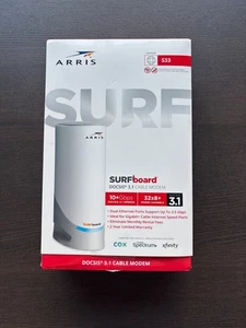 ARRIS S33 2.5 Gbps Ethernet Port - White - NEW/OPEN BOX - Photo 1/7