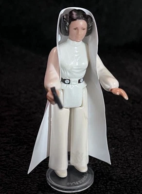 Princesa Leia 1977 • marrón oscuro HK COO • completo #4 • Kenner Star Wars de colección Foto 1 de 4