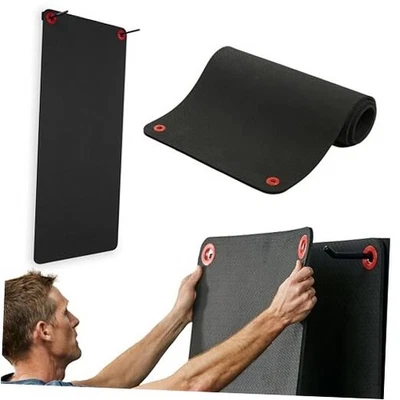  Estera de Ejercicio Colgante, Estera de Fitness y Yoga para 56" L x 23" W x 5/8" (Negro) Foto 1 de 4