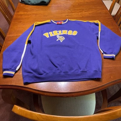 Sudadera de Colección Minnesota Vikings NFL Cuello Redondo Talla XL Foto 1 de 4