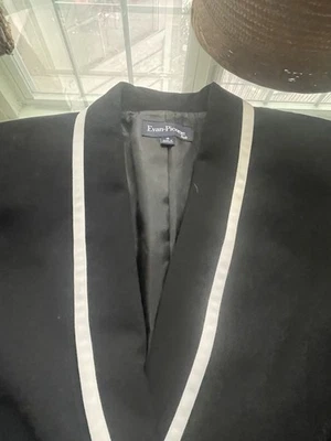 Evan picone Blazer Jacket Womens  14 Blue - Image 1 of 4