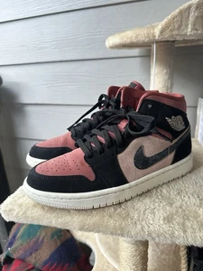 Nike Air Jordan 1 Mid Canyon Rust Women's Sneakers Size 9 BQ6472-202 - Picture 1 of 8