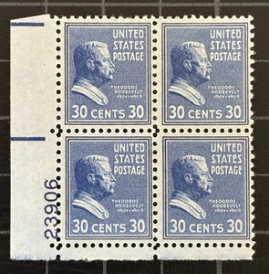 US Stamps-SC# 830  - 30 Cent - MNH - Plate Block Of 4 - Stock Photo - SCV $16.00 - Picture 1 of 1