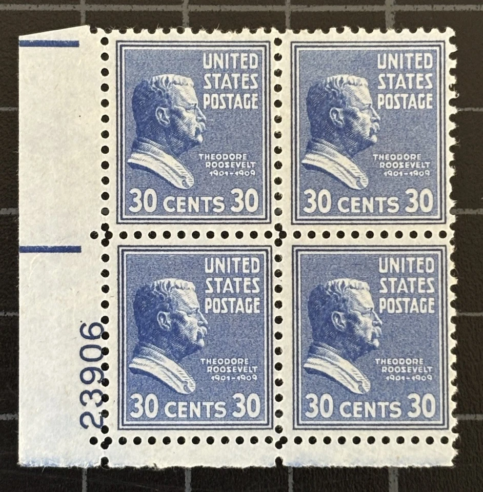 US Stamps-SC# 830  - 30 Cent - MNH - Plate Block Of 4 - Stock Photo - SCV $16.00 - Image 1 of 1