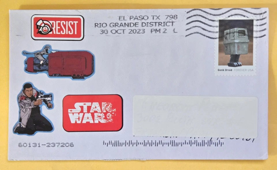 U.S.A.: Star Wars, 2021/ Postally Used Cover - Image 1 of 1