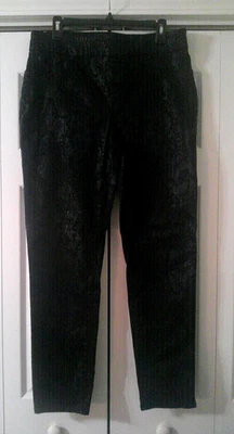 Pantalón informal negro para mujer Chico talla 2T elástico textura brillante Foto 1 de 4