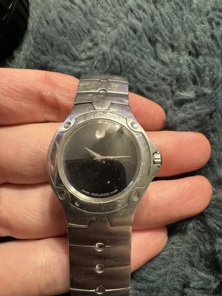 Reloj Movado SE Sports Edition Silvertone Hecho en Suiza Damas 84 G4 1851 Foto 1 de 4