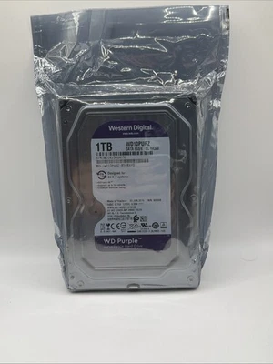 Wd Purple Wd10purz 3.5" 1Tb Sata Hard Disk Drive Hdd Computer Fisso Dvr - Image 1 of 3