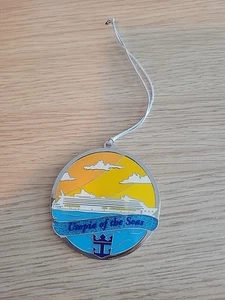 Royal Caribbean Utopía Of The Seas adorno de Navidad pancarta azul - Imagen 1 de 3