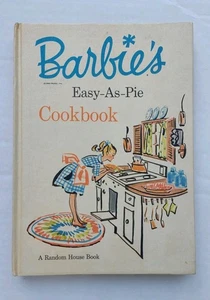 Vintage BARBIE'S Easy-As-Pie Cookbook 1st Edition 1st Printing 1964 HC MATTEL - Picture 1 of 10