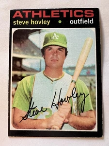 Mid-Grade 1971 Topps #109 - OAKLAND ATHLETICS OF STEVE HOVLEY 71091 - Bild 1 von 2