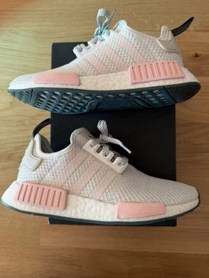Adidas NMD_R1 Women's - White Icey Pink (D97232) - Size 8 - Image 1 of 4