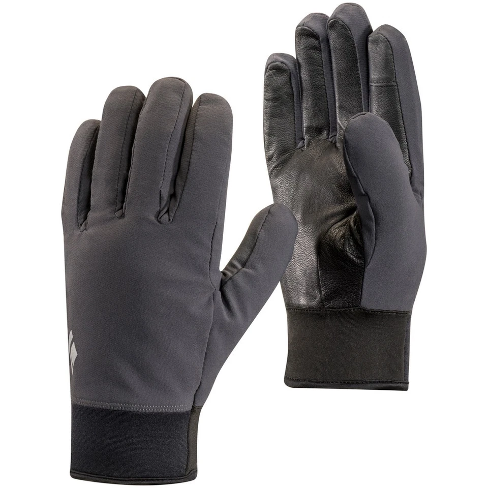 BLACK DIAMOND Midweight Softshell Gloves - Smoke - XS - Image 1 of 1
