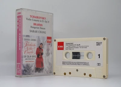 Sarah Chang Tchaikovsky Violin Concerto 1993 Korea Cassette Tape Colin Davis - Image 1 of 4
