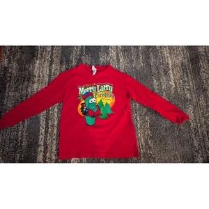 Vintage Veggie Tales "Have a Merry Larry Christmas" tshirt size YM - Picture 1 of 2