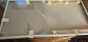 Peter Pepper MMD MiniMint Wall Mounted Bulletin Tack Board Glass Cork NICE! - Picture 1 of 20