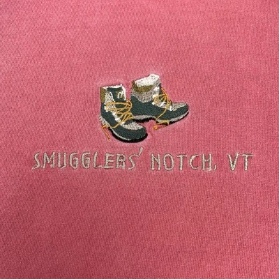 Camiseta De Colección Puntada Única Talla L Muesca de Contrabandistas Oneita Color Desgaste Bordado Foto 1 de 4