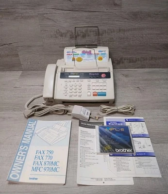 Vtg Brother MFC 970 MC 6 In 1 Message Center, Printer, Copier, Scanner, PC Fax - Image 1 of 4