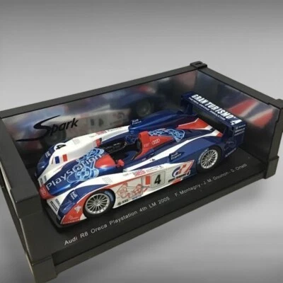 Spark 1/18 2005 Audi R8 Oreca Playstation 4th LM 2005 Le Mans 24 hour race S1803 - Image 1 of 4